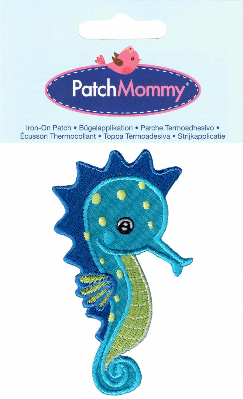 PatchMommy Seahorse Patch, Iron On/Sew On - Appliques for Kids Children - Image 3